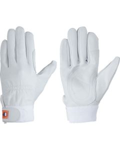 Ram Leather Gloves with Rubber Velcro