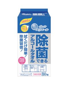 Antibacterial Alcoholic Towel Refill  กล่องละ 1 ชุด