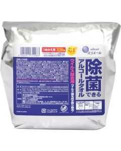 Antibacterial Alcoholic Towel Virus removal for large-capacity refill  กล่องละ 8 ชุด