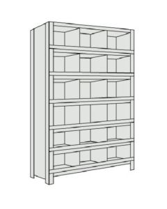 Light-Duty Shelving c/w Shelf Divider(Height:2100mm)