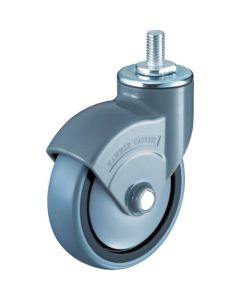 Plate Type Noise Reduction Caster  (PP wheel rubber tire)