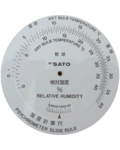 Humidity Conversion Rule for Assmann psychrometer 1อัน