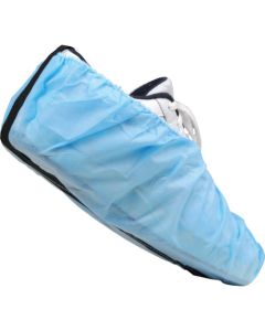 Disposable Conductive Bootie, Large, Blue, 150 กล่องละ 150 คู่