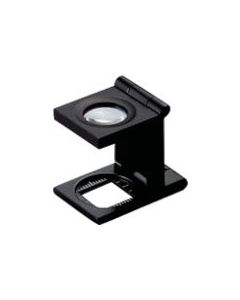 Black Linen Tester with mm&inch white scale 9X 1อัน