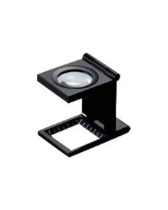 Black Linen Tester with mm&inch white scale 7X 1อัน