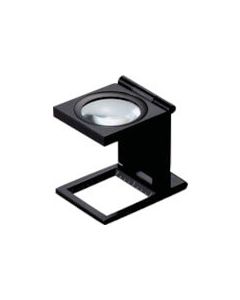Black Linen Tester with mm&inch white scale 6X 1อัน