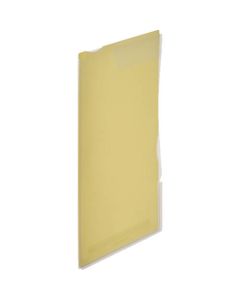 Super Hard Holder-Transparent (with gusset) Yellow
