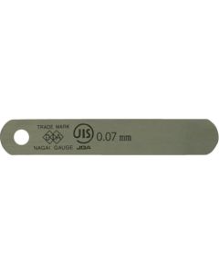 ใบเกจวัดระยะห่างมาตรฐาน JIS 0.07X75A ชนิด