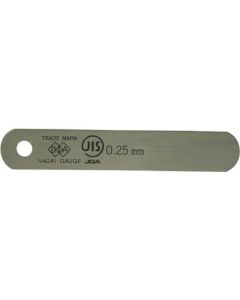 ใบเกจวัดระยะห่างมาตรฐาน JIS 0.25X75A ชนิด
