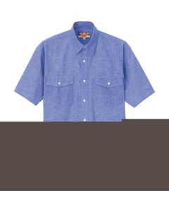 เสื้อเอี๊ยมแขนสั้น (unisex) สีกรมท่า 5L