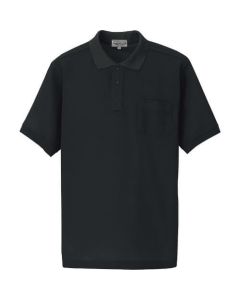 เสื้อโปโลแขนสั้น (unisex) สีดำ SS