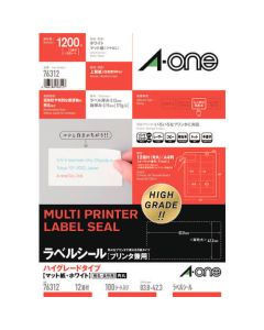 สติ๊กเกอร์ฉลาก (ใช้ร่วมกัน) HG 12 ด้าน (รวม 100 แผ่น)