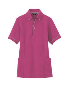 เสื้อโปโลแขนสั้นกระเป๋าข้าง (unisex) Rose LL
