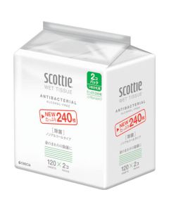 Scottie Nonalcoholic Wet Tissue 10 อัน อันละ 240 แผ่น