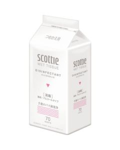 Scottie Alcoholic Wet Tissue 24 อัน อันละ 80 แผ่น