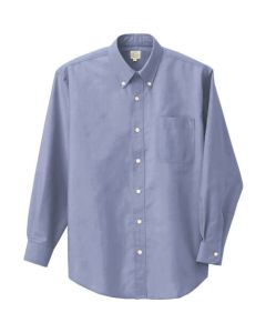 เสื้อเชิ้ตแขนยาว T/C ox ติดกระดุม (unisex) สีกรมท่า SS