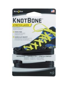 [ยกเลิก] NiteIze Knot Bone Stretch Shoelace สีดำ