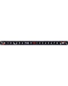 Fiberglass Folding Rule 5-folding 1 m Black 1อัน