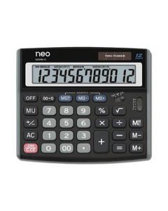 เครื่องคิดเลข12หลัก ดำ นีโอ 2242DM-12