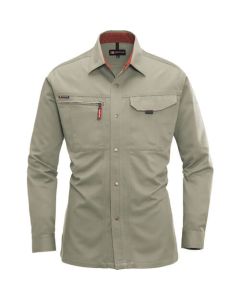 เชิ้ตแขนยาว 8015-21-3L สีเทา