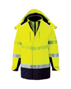 เสื้อโค้ทกันหนาวกันน้ำทัศนวิสัยสูง 801 LL สีเหลือง
