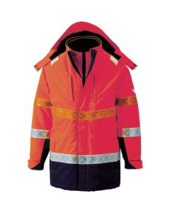 เสื้อโค้ทกันหนาว 801 ทัศนวิสัยสูง LL สีส้ม