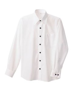 เสื้อเชิ้ตแขนยาว (unisex) สีขาว SS