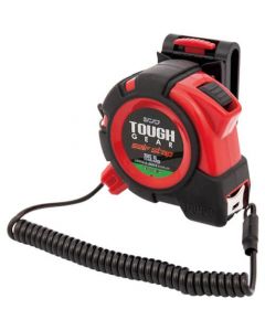 ตลับเมตร TOUGH GEAR Self Stop 25mm 5.5m Foot Scale with Holder