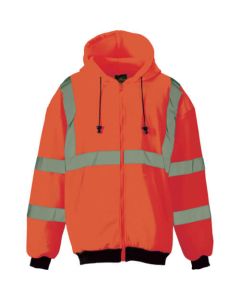 High Visibility Hooded Sweatshirt