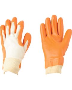 PVC Coated Gloves Back Knitted Gloves K-2
