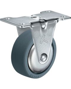 ล้อยางอีลาสโตเมอร์แบบตายตัว Hammer Fixed (ล้อ PP, ลูกปืนลูกกลิ้ง) 50มม.