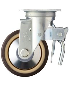 ล้อยูรีเทนหมุน Hammer Swivel (ล้อไนลอน ลูกปืน) 125 มม. Total Lock
