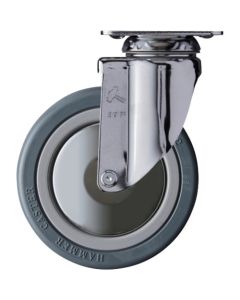 ลูกล้อ Hammer Plate Caster "920M Series" (ล้อไนลอน ล้อยาง) เส้นผ่านศูนย์กลางล้อหมุน 125 มม.