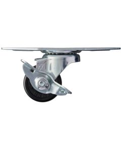 ล้อยางหมุนมุม Hammer S Series ขนาด 50 มม. พร้อมตัวหยุด