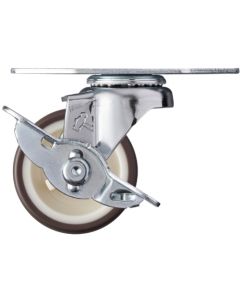 ล้อยูรีเทนหมุนมุม Hammer E Series (ล้อไนลอน) 50 มม. พร้อมตัวหยุด
