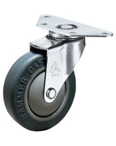 ล้อยางหมุนมุม Hammer E Series (ลูกปืนลูกกลิ้ง) 65 มม.