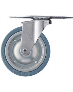 ล้อยางหมุนมุม Hammer E Series (ล้อเหล็ก) 125 มม.