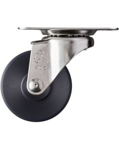 ล้อไนลอน MC สเตนเลสสตีล Hammer E Series หมุนได้ 50 มม.