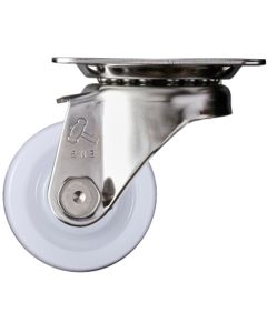 ล้อไนลอนหมุนสแตนเลส Hammer S Series ทั้งหมด (ลูกปืนลูกกลิ้ง) 50 มม.