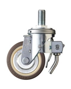 ค้อน, ล้อยูรีเทนแบบหมุนสกรู (ล้อไนลอน, ลูกปืนเม็ดกลมเรเดียล), 100 มม., Total Lock