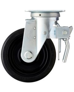 ล้อยางหมุน Hammer Swivel (ล้อไนลอน ลูกปืน) 150 มม. Total Lock