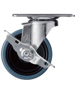 ล้อหมุนยาง Hammer E Series (ล้อไนลอน) 85 มม. พร้อมตัวหยุด
