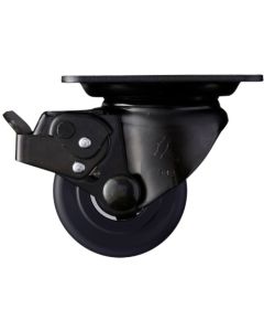 ค้อน - ล้อไนลอน MC แบบหมุนรับน้ำหนักหนักโปรไฟล์ต่ำ (ตลับลูกปืนเรเดียล) 65 มม. พร้อม SP