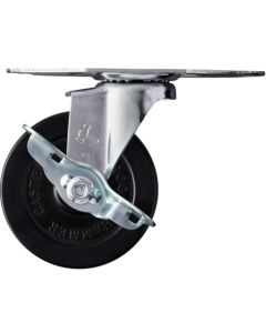 ล้อยางหมุนมุม Hammer E Series (ลูกปืนลูกกลิ้ง) 100 มม. พร้อมตัวหยุด