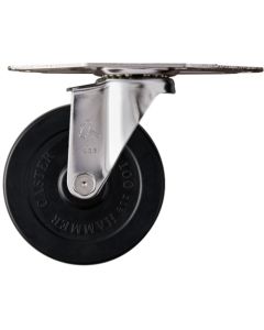 ล้อยางหมุนมุมสแตนเลส Hammer E ทั้งหมด 100 มม.