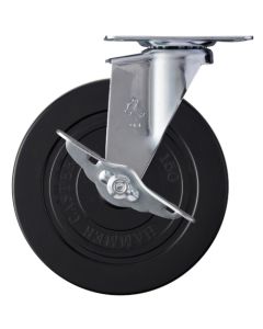 ล้อยางหมุน Hammer E Series (ลูกปืนลูกกลิ้ง) 150 มม. พร้อมตัวหยุด