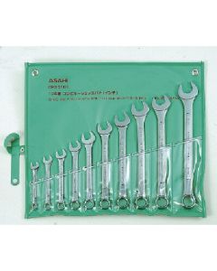 ชุดประแจรวม ขนาดนิ้ว ชุด 10 ชิ้น