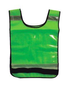 เสื้อกั๊กตัวเลขสีเขียวเรืองแสง