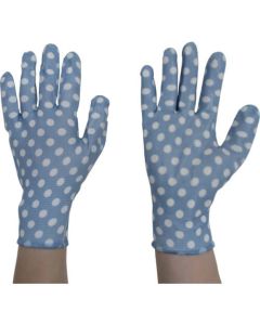ถุงมือไนไตร ไม่มีซับใน ถุงมือทำสวน สวมง่าย 4 สี คละ M (รวม 12 คู่)