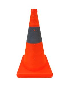 Telescopic triangular cone 41cm 1อัน